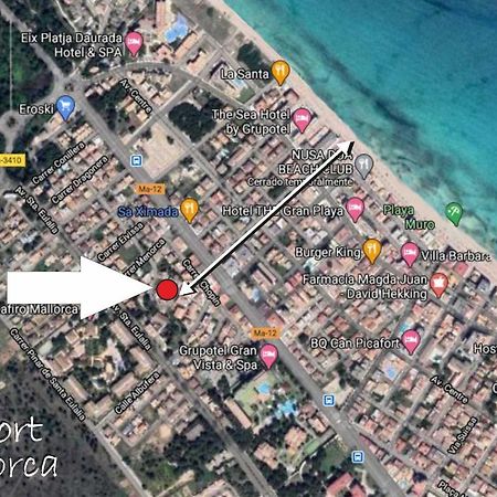 Villa Beach Palmitos Can Picafort  Dış mekan fotoğraf